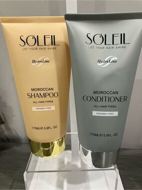Soleil Moroccan Shampoo & Conditioner Set